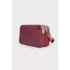 Burgundy tassel bag