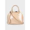 Alma BB Monogram Vernis bag