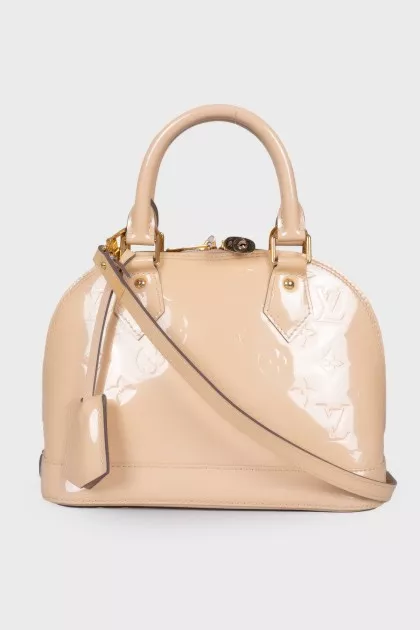 Alma BB Monogram Vernis bag