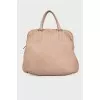 Nappa Intrecciato Frame Tote Colonial Bag