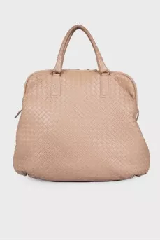 Сумка Nappa Intrecciato Frame Tote Colonial