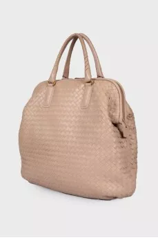 Сумка Nappa Intrecciato Frame Tote Colonial