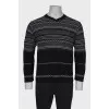 Men's sweater with a pattern