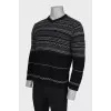 Men's sweater with a pattern