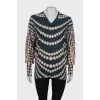 Printed cashmere longsleeve