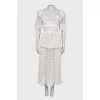Maxi dress with ruffles