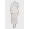 Maxi dress with ruffles