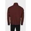 Men's brown zip jacket