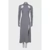 Maxi dress with slit