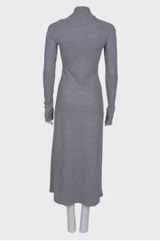 Maxi dress with slit
