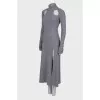 Maxi dress with slit