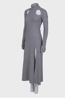 Maxi dress with slit