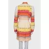 Silk dress with belt