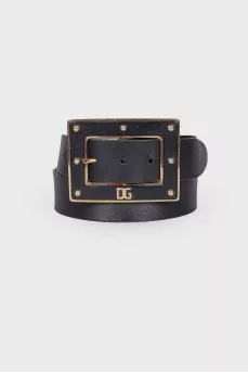 Belt with square buckle