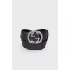Signature leather belt