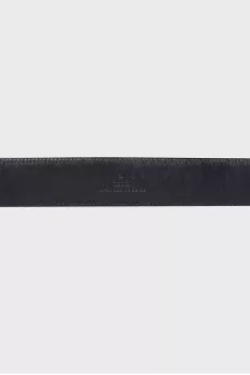 Signature leather belt
