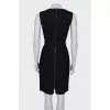 Wool dress with inside-out effect