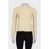 Yellow wool jumper