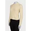 Yellow wool jumper