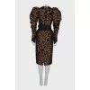 Vintage dress with lantern sleeve