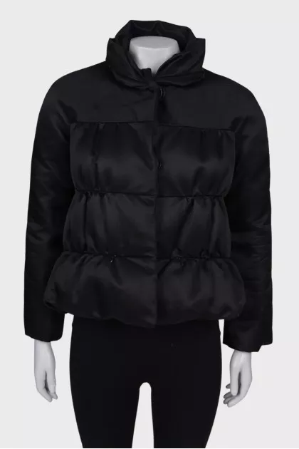 Quilted cropped jacket