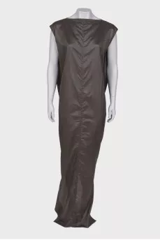 Cotton jute maxi dress