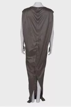 Cotton jute maxi dress