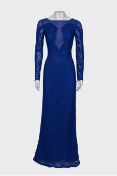 Openwork maxi dress