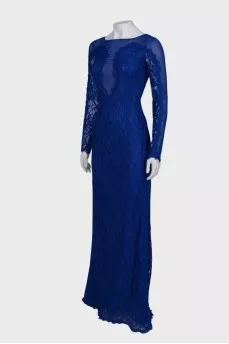 Openwork maxi dress