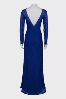 Openwork maxi dress