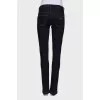 Navy blue straight fit jeans