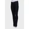 Navy blue straight fit jeans