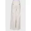 Daisy White trousers with tag