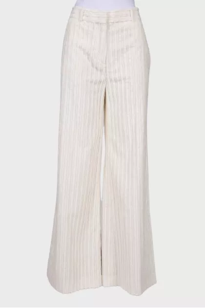 Daisy White trousers with tag