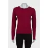 Red cotton longsleeve