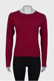 Red cotton longsleeve