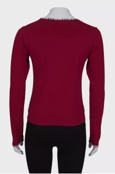 Red cotton longsleeve