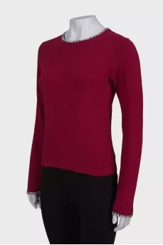 Red cotton longsleeve