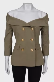 Off shoulder jacket