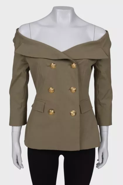 Off shoulder jacket