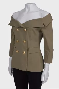 Off shoulder jacket
