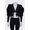 Ruffle crop top