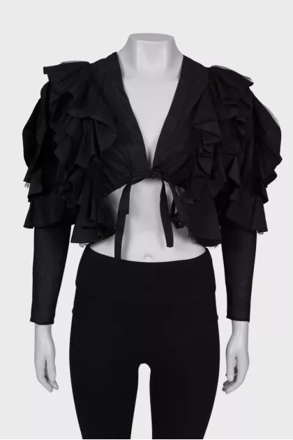 Ruffle crop top