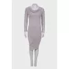 Gray dress body-con shape