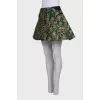 A-line embroidered skirt