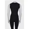 Black sleeveless top