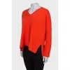 Cashmere coral sweater