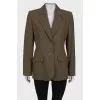 Classic green jacket with tag