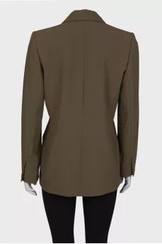 Classic green jacket with tag