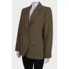 Classic green jacket with tag